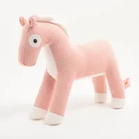 エルメス シュヴァル オノレ エポぺ コットン ぬいぐるみ ブーゲンビリア×ホワイト Ａランク