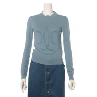 エルメス カシミヤ ニット 22AW ブルー ＡＢランク