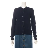 シャネル ココボタン カシミヤ ニット ネイビー ＡＢランク