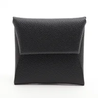 エルメス バスティア ヴォーエプソン ブラック シルバー金具 Ａランク
