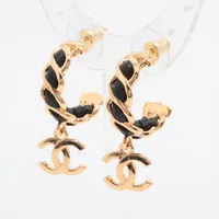 シャネル ココマーク GP ピアス(両耳用) I24K ゴールド ＡＢランク