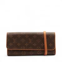 ルイ・ヴィトン モノグラム ポシェット･ツインGM M51852 ブラウン