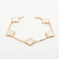 ヴァンクリーフ&アーペル ヴィンテージアルハンブラ 5P カルセドニー