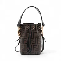 フェンディ モン トレゾール ミニ レザー 2way バッグ FENDI フェンディ レザー ミニ モン トレゾール 2WAY