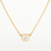 ティファニー バイザヤード 1P ダイヤ 750(YG)