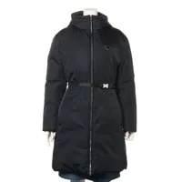 プラダ Re Nylon リ ナイロン ナイロン ダウンコート 22年 ブラック ＡＢランク