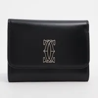 カルティエ パシャ レザー セカンドバッグ ブラック ABランク