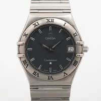 オメガ コンステレーション 1512.40 SS QZ 黒文字盤 55939217　
