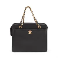 シャネル ココマーク ラムスキン ブラック ゴールド金具 ＡＢランク