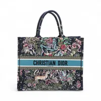 【新品未使用】クリスチャンディオール オブリーク ブックトート ラージ 中古・古着通販】Christian Dior (クリスチャン ディオール