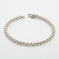 ティファニー　バングル　フラットワイヤー　シルバー925×ゴールド750 箱付き TIFFANY&Co. 新品同様 ティファニー フラットワイヤー