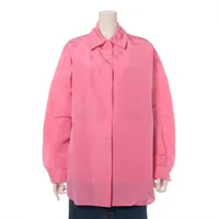 ヴァレンティノ シルク シャツ 21SS ピンク ＡＢランク