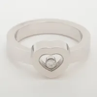 ショパール ハッピーダイヤモンド ハート ダイヤ 750(WG)