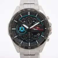 カシオ エディフィス レッドブルコラボ EFR-556TR SS QZ 黒文字盤