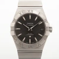 オメガ コンステレーション 123.10.38.21.06.001 SS AT 黒文字盤