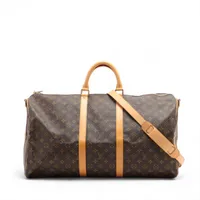 ヴィトン モノグラム マカサー キーポル バンドリエール55 M56714 AB