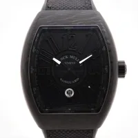 フランクミュラー ヴァンガード V45SCDT カーボン×ナイロン AT 黒文字盤