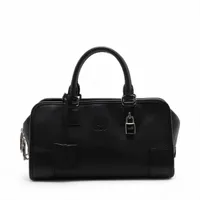 【美品✨】ロエベ　アマソナ28 ハンドバッグ　アナグラム　スエード LOEWE ロエベ ハンドバッグ アマソナ28 アナグラム 編み込み