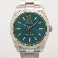 ロレックス ミルガウス Zブルー 116400GV SS AT 青文字盤