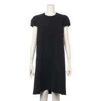 ヨーコチャン ポリエステル ワンピース ブラック