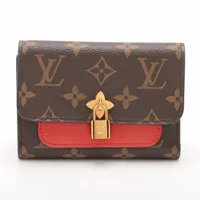 美品❤️ ルイヴィトン　モノグラム　 ポルトフォイユ フラワー コンパクト LOUIS VUITTON ルイヴィトン 長財布 モノグラム ポルトフォイユ
