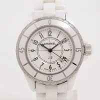 シャネル J12 SS×CE QZ 白文字盤