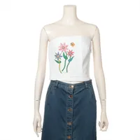 ヴィトン×草間彌生 ラム ビスチェ 23AW ホワイト