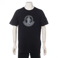 モンクレール コットン Tシャツ 23年 ブラック