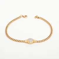 トラサルディ ダイヤ K18(YG)×Pt900