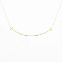 ティファニー Tスマイル ラージ 750(YG)