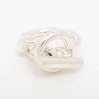 エルメス クロワゼット 925 リング シルバー ＡＢランク