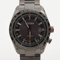 シチズン アテッサ CB0286-61E TI ソーラー 黒文字盤