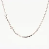 ヴィトン モノグラム ロウ M01490 メタル ネックレス RM4214 シルバー