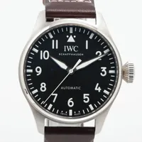 IWC ビッグパイロットウォッチ IW329301 SS×革 AT 黒文字盤