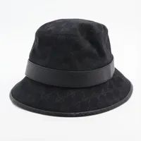 ◇グッチ◇576371/コットン/GGキャンバス/ハット/帽子/ブランド お買取りしました！ グッチ GGキャンバス バケットハット ブルー