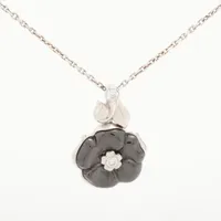 シャネル カメリア ダイヤ 750(WG)×セラミック