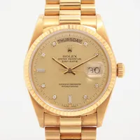 ロレックス デイデイト 18038A YG AT シャンパン文字盤