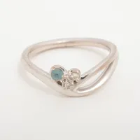 4℃ 色石 ダイヤ K18WG