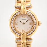 カルティエ コリゼ WB1090P3 YG QZ シルバー文字盤