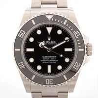 ロレックス サブマリーナー 124060 SS AT 黒文字盤