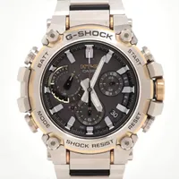 カシオ Gショック MTG-B3000D-1A9JF SS ソーラー 黒文字盤