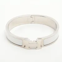 エルメス　バングル　グランアパラ エルメス クリックHバングル ファン GP バングル シルバー