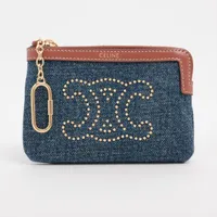 セリーヌ　コインケース　23日まで値下げ！ CELINE セリーヌ トリオンフ コインケース PVC レディース