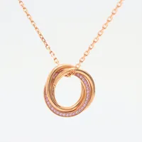 カルティエ トリニティ ピンクサファイア 750(PG)