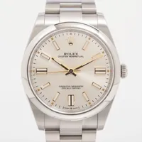 ロレックス オイスターパーペチュアル 124300 SS AT シルバー文字盤