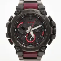 カシオ Gショック MTG-B3000BD-1AJF SS ソーラー 黒文字盤