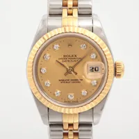 ロレックス デイトジャスト 69173G SS×YG AT シャンパン文字盤