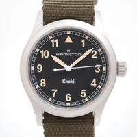 ハミルトン カーキ GMT エアレース H776650 SS×ラバー AT 黒文字