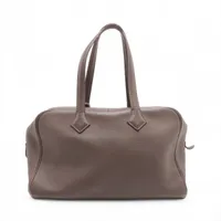 エルメス ヴィクトリア35 トリヨンクレマンス ゴールド シルバー金具