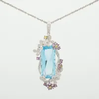 ノンブランド ブルートパーズ 色石 ダイヤ なし